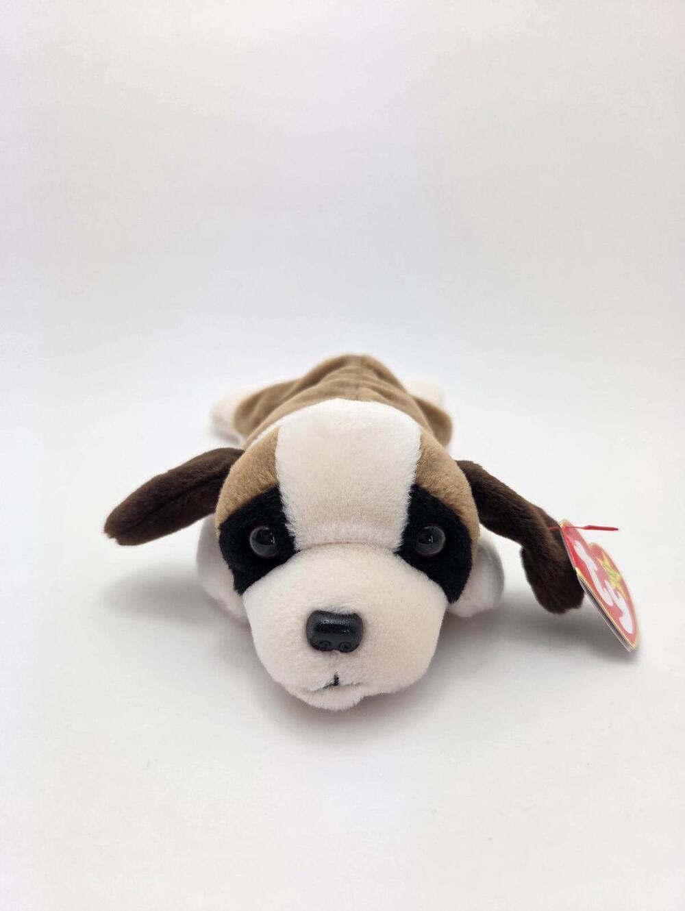 Ty Beanie Baby “Bernie” the St. Bernard! Indonesia with Canadian Tush (8 inch)